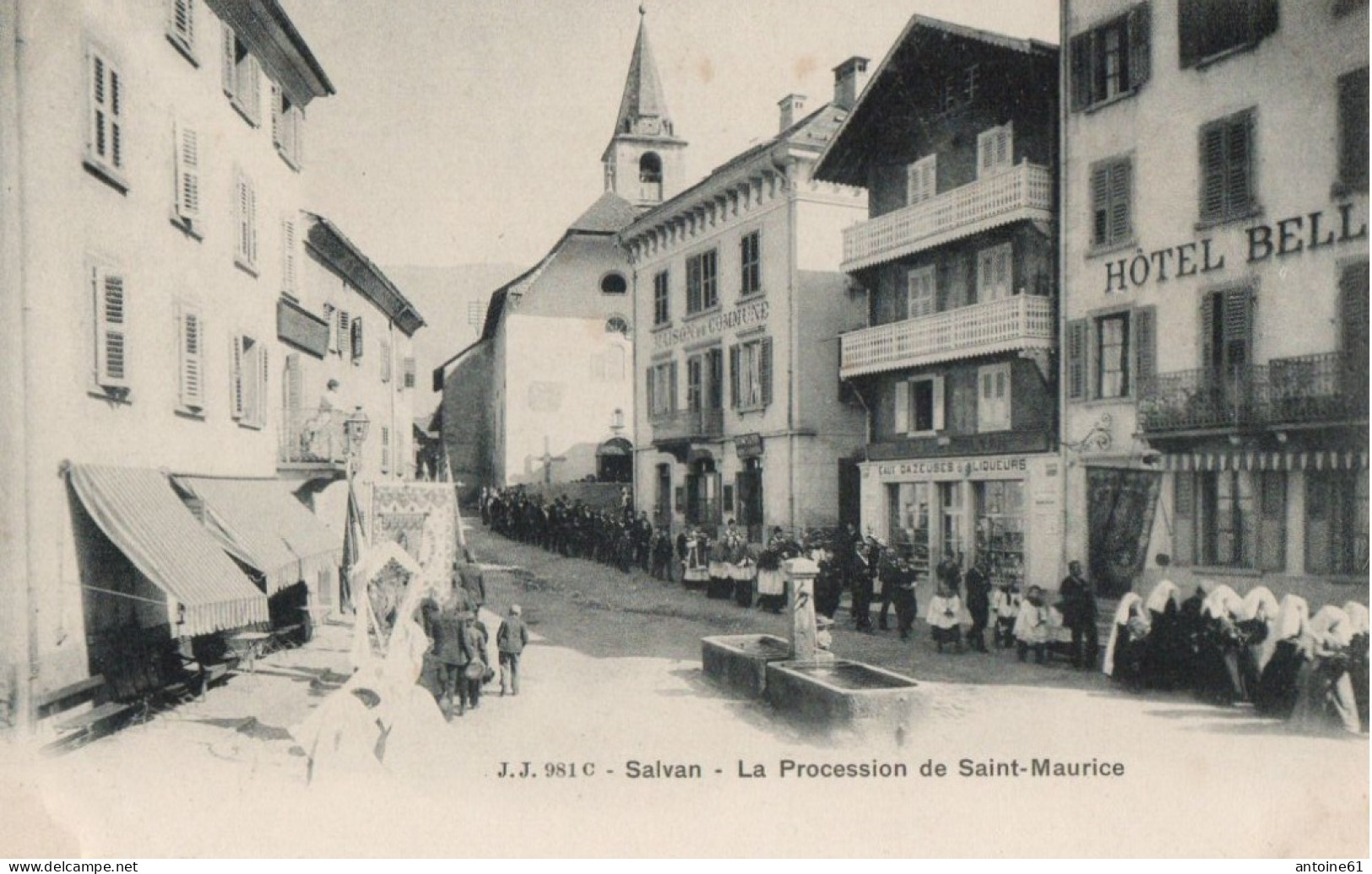 SALVAN -- La Procession De Saint Maurice - Salvan