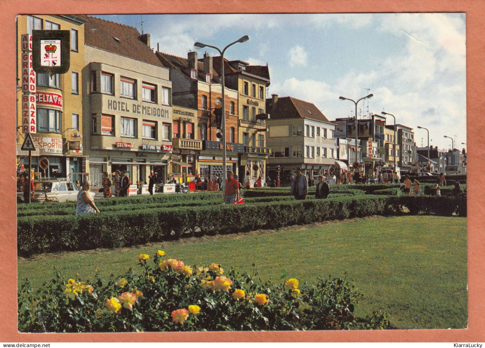 BREDENE - FLANDRE OCCIDENTALE - KAPELSTRAAT - VUE SUR HOTEL DE MEIBOOM - ECRITE - Bredene