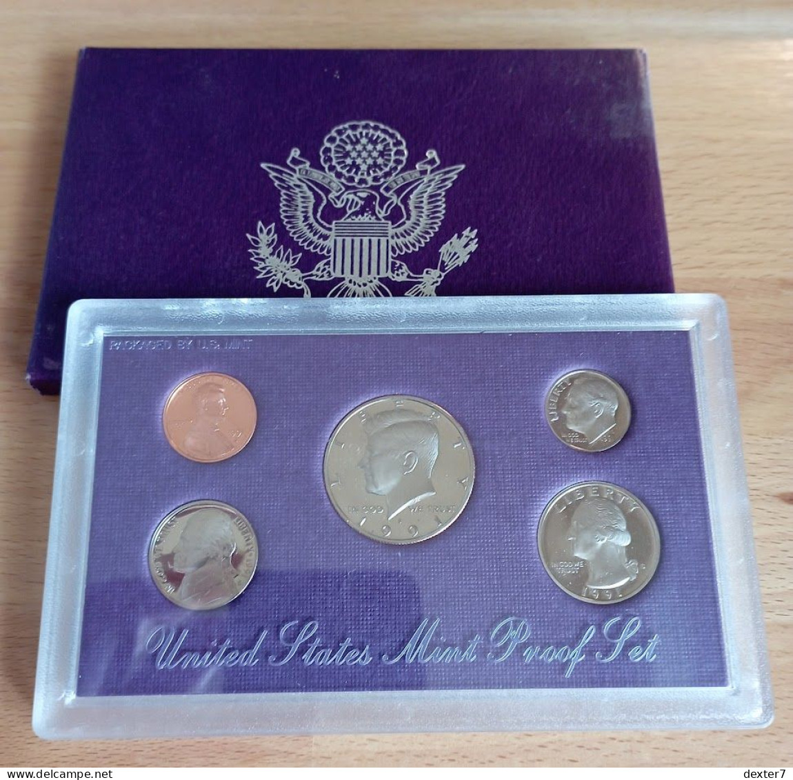 United States USA 1991 Proof Set - Gedenkmünzen