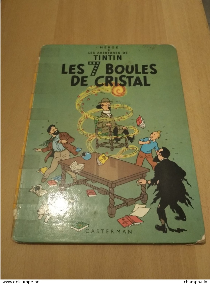 Hergé - Les Aventures De Tintin - Les 7 Boules De Cristal - Ed Casterman Réf Série B 38 (1968) - Voir état & Description - Tintin