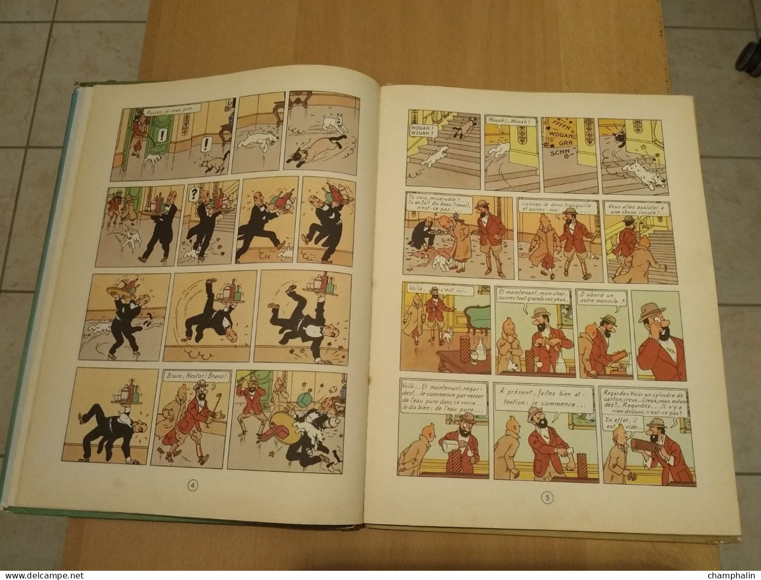 Hergé - Les Aventures de Tintin - Les 7 Boules de Cristal - Ed Casterman Réf Série B 38 (1968) - Voir état & description