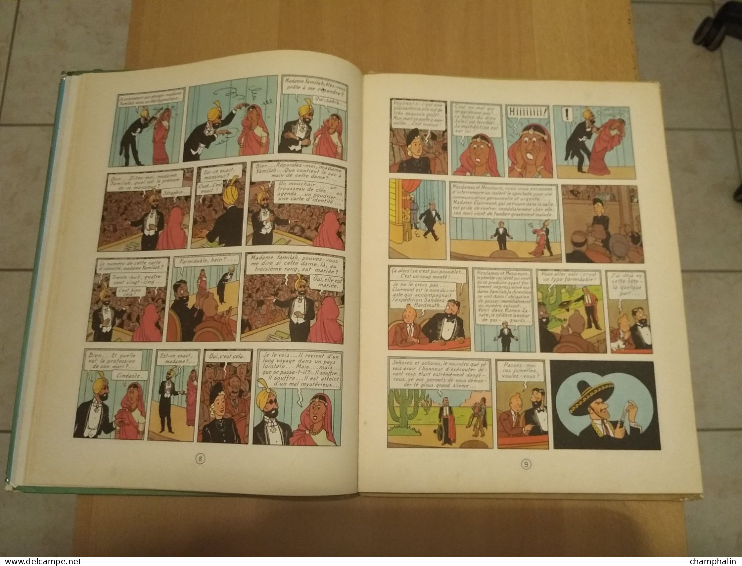 Hergé - Les Aventures de Tintin - Les 7 Boules de Cristal - Ed Casterman Réf Série B 38 (1968) - Voir état & description