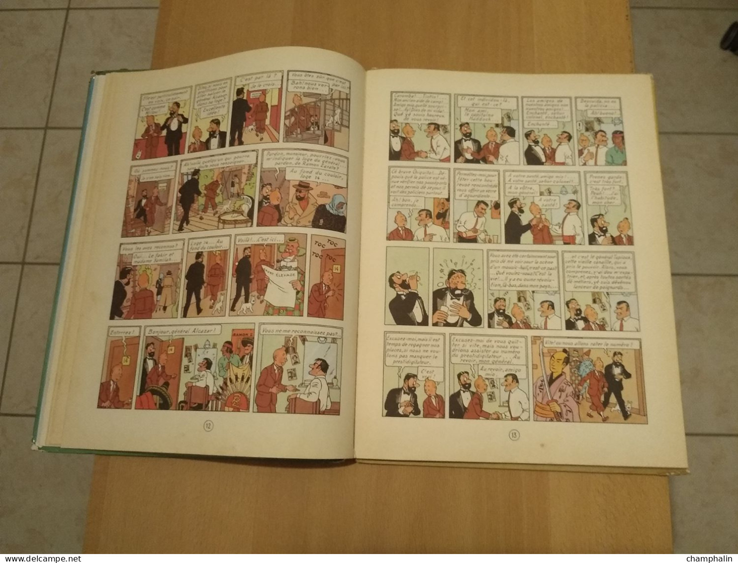 Hergé - Les Aventures de Tintin - Les 7 Boules de Cristal - Ed Casterman Réf Série B 38 (1968) - Voir état & description