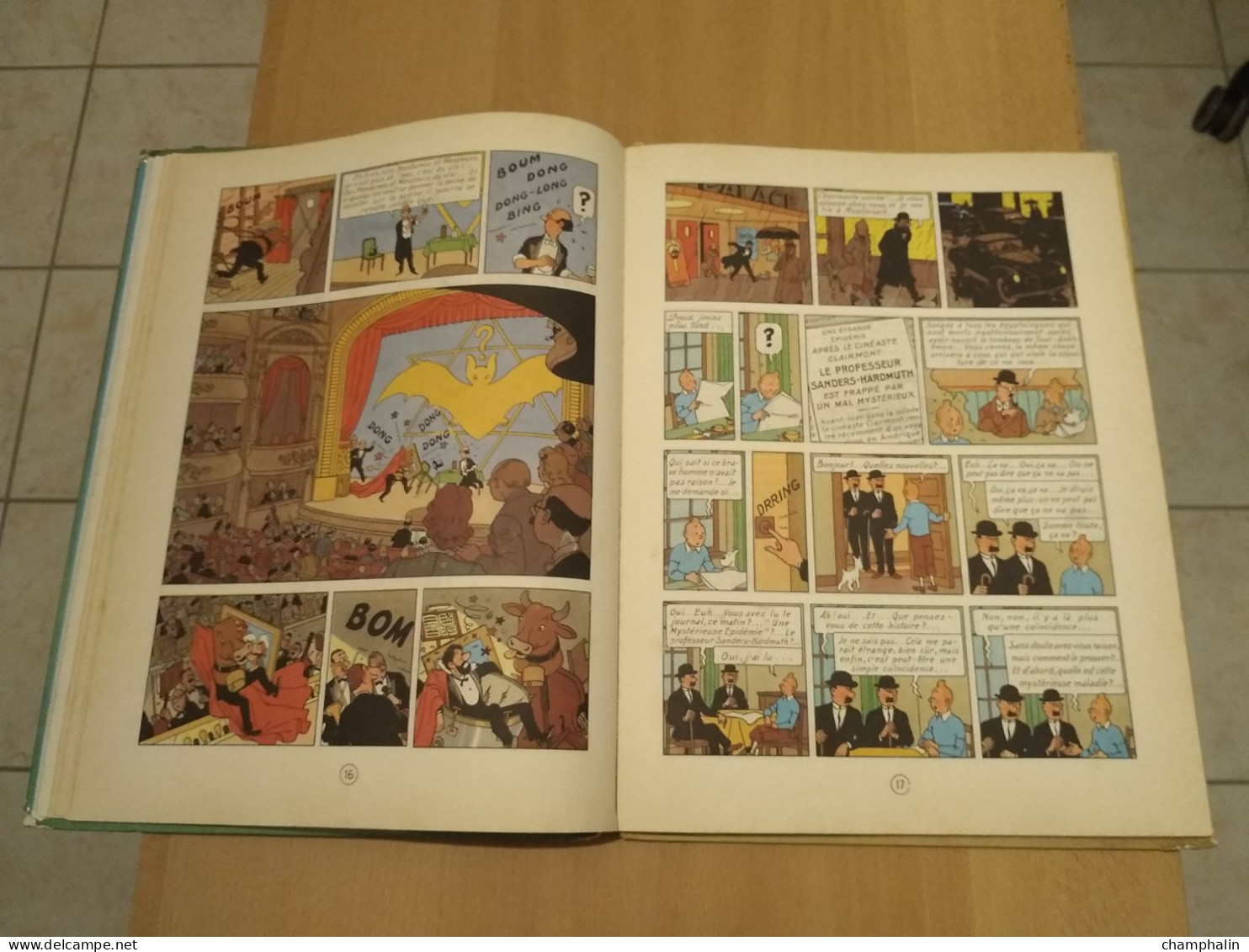 Hergé - Les Aventures de Tintin - Les 7 Boules de Cristal - Ed Casterman Réf Série B 38 (1968) - Voir état & description