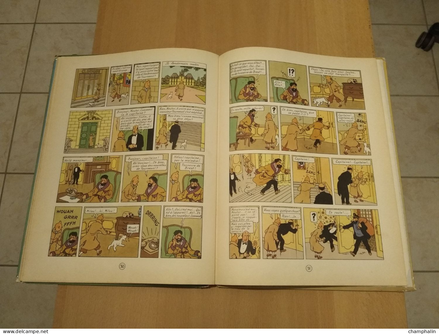 Hergé - Les Aventures de Tintin - Les 7 Boules de Cristal - Ed Casterman Réf Série B 38 (1968) - Voir état & description