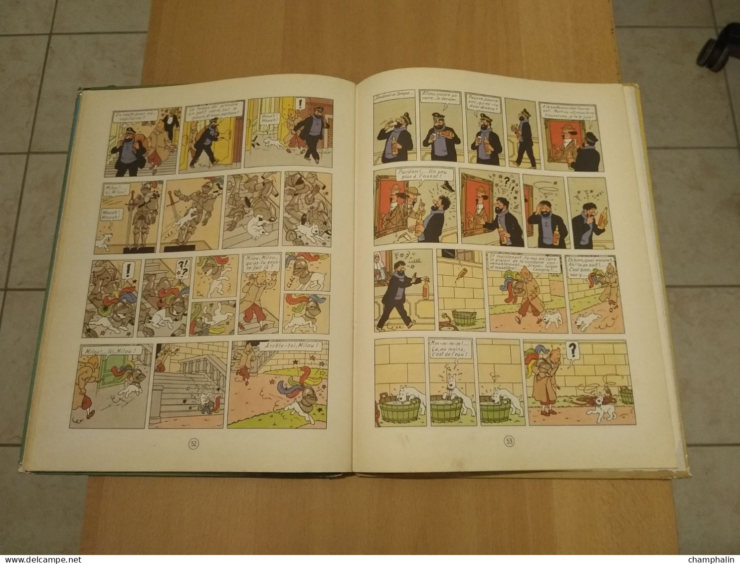 Hergé - Les Aventures de Tintin - Les 7 Boules de Cristal - Ed Casterman Réf Série B 38 (1968) - Voir état & description