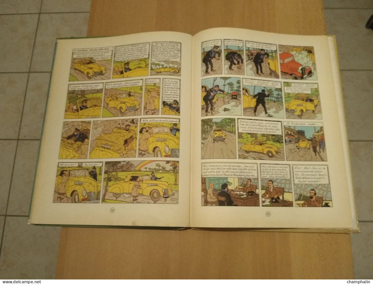 Hergé - Les Aventures de Tintin - Les 7 Boules de Cristal - Ed Casterman Réf Série B 38 (1968) - Voir état & description