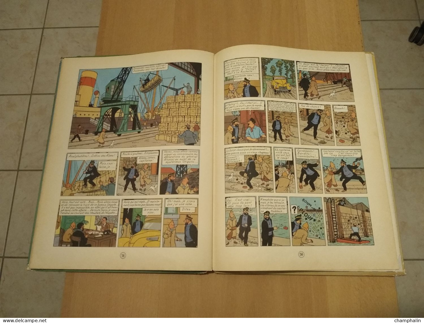 Hergé - Les Aventures de Tintin - Les 7 Boules de Cristal - Ed Casterman Réf Série B 38 (1968) - Voir état & description