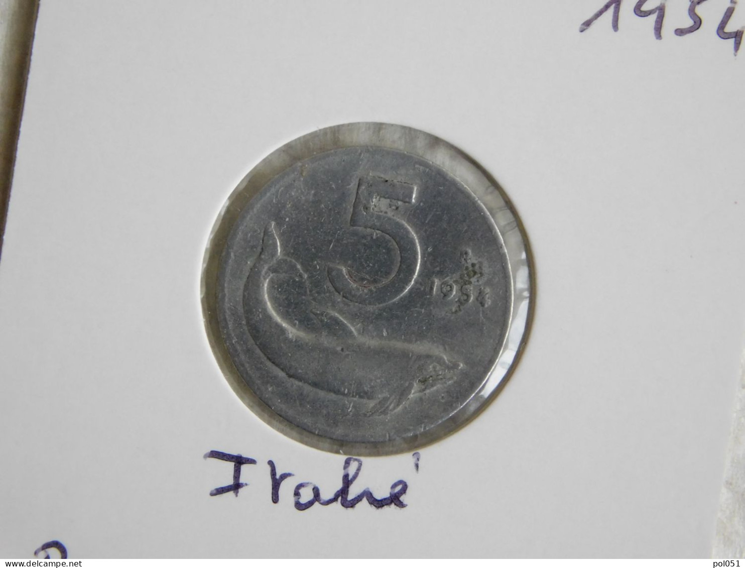 Italie 5 Lira 1954 (1215) - 5 Liras