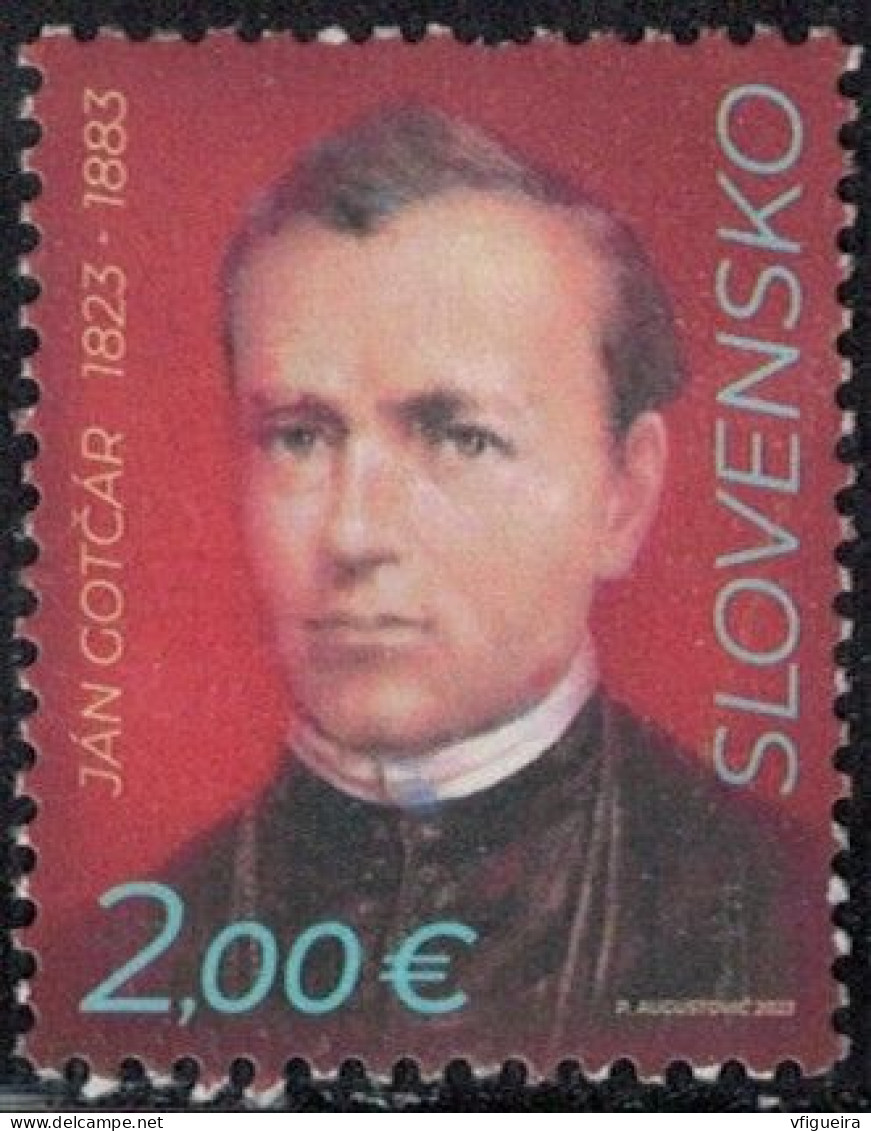 Slovaquie 2023 Used Ján Gotčár Enseignant Y&T SK 871 SU - Used Stamps