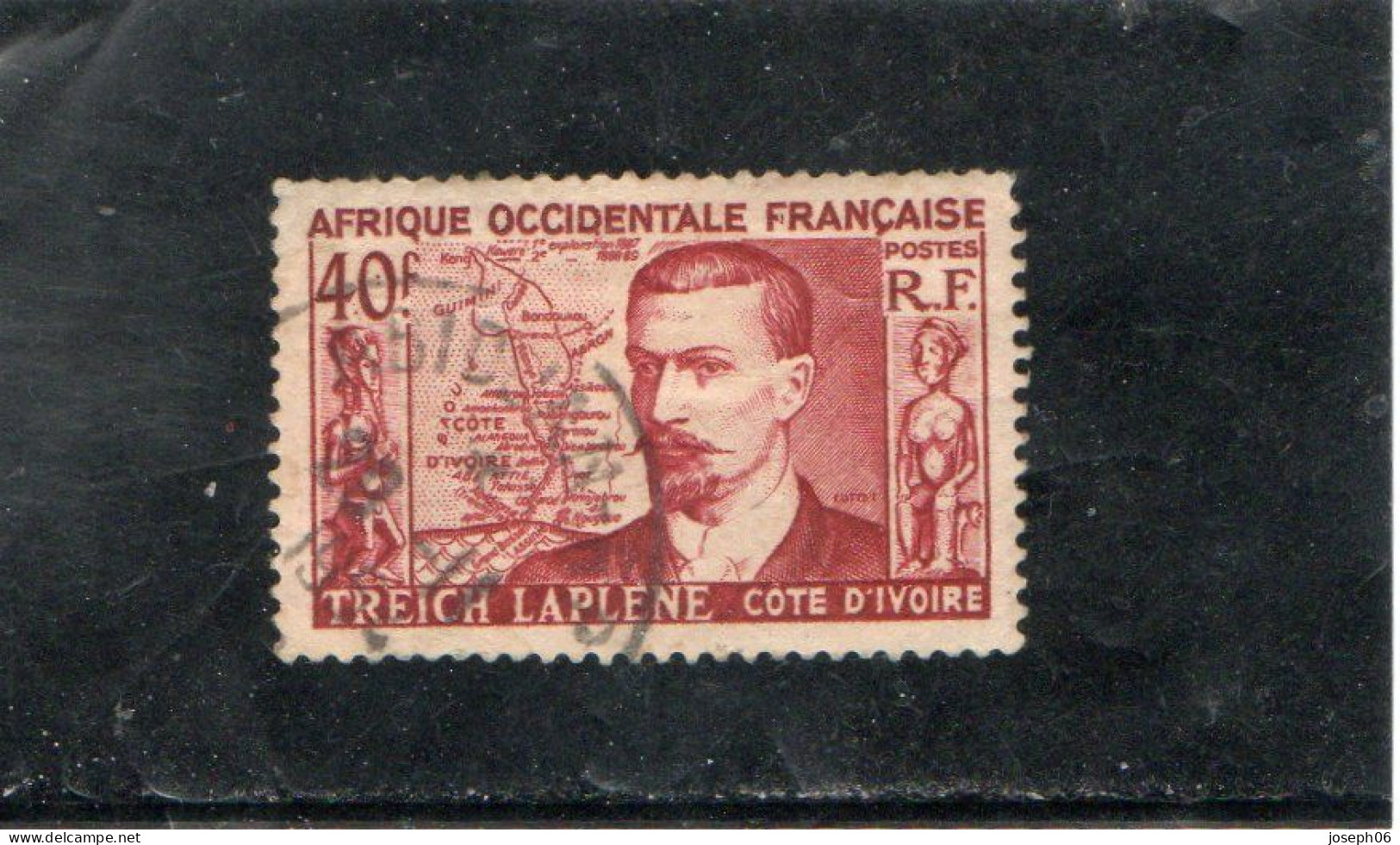 AFRIQUE  OCCIDENTALE  1947   Y.T. N° 47  Oblitéré   Frais De Gestion Compris - Altri - Africa