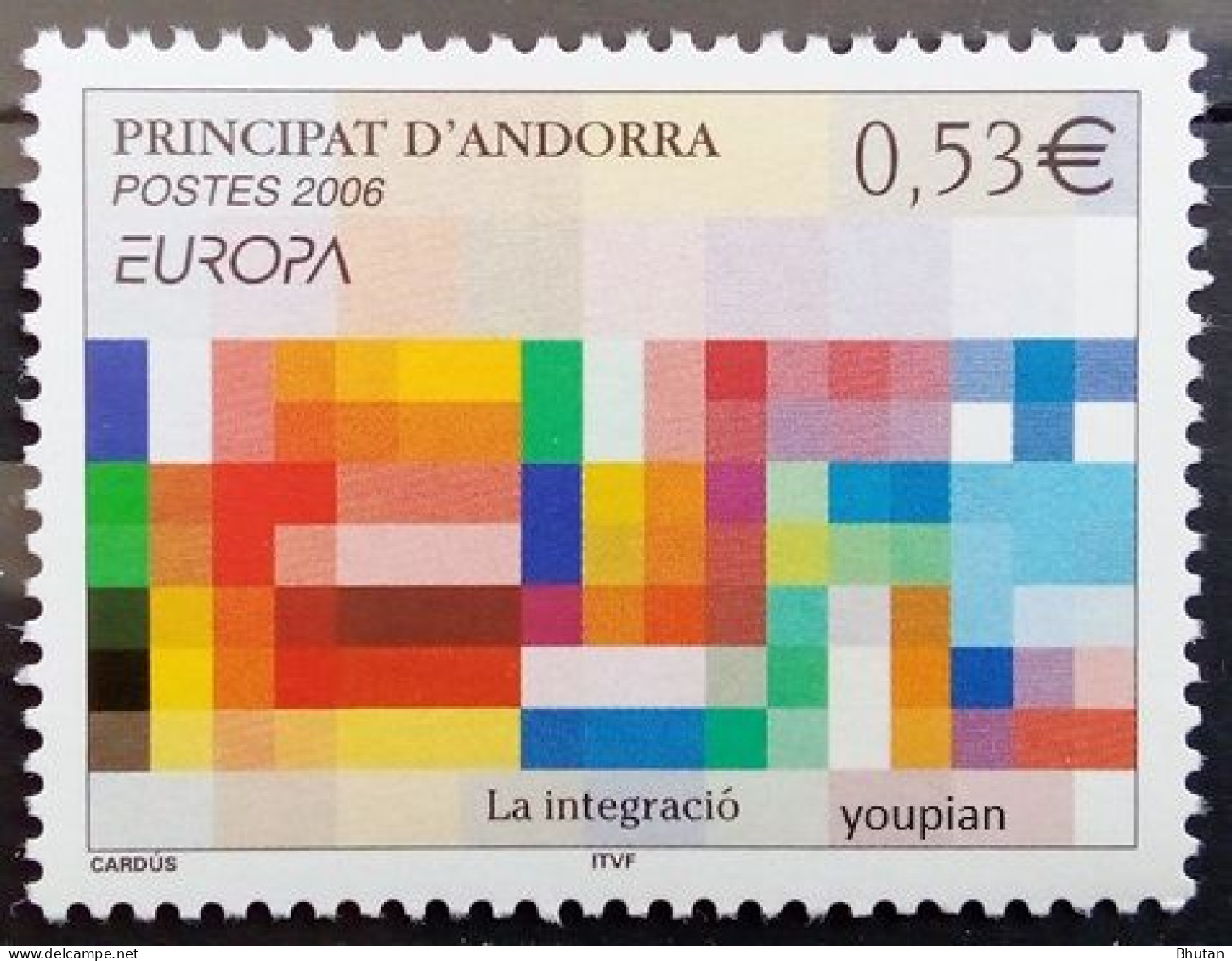 Andorra (French Post) 2006, Europa - Integration, MNH Single Stamp - Neufs