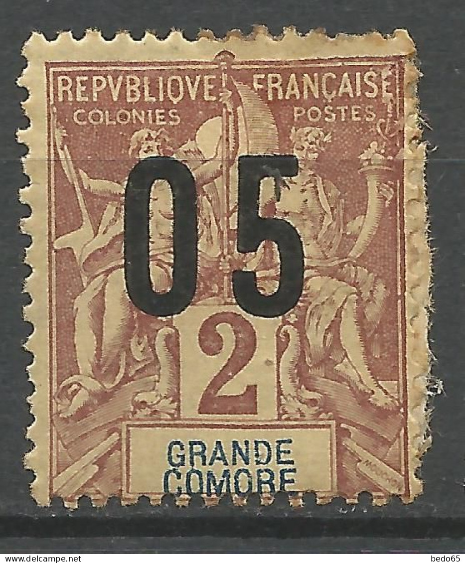 GRANDE COMORE  N° 20A Surcharge  Espacée NEUF* FORTE CHARNIERE / Hinge / MH - Nuevos