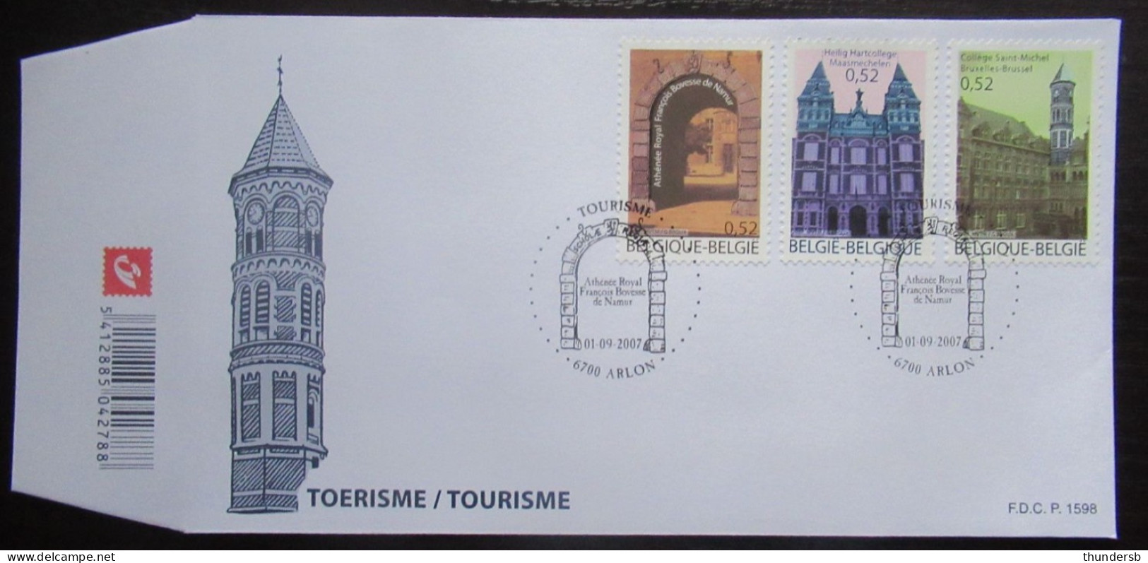 FDC 3673/75 'Toerisme: Scholen' - 2001-2010