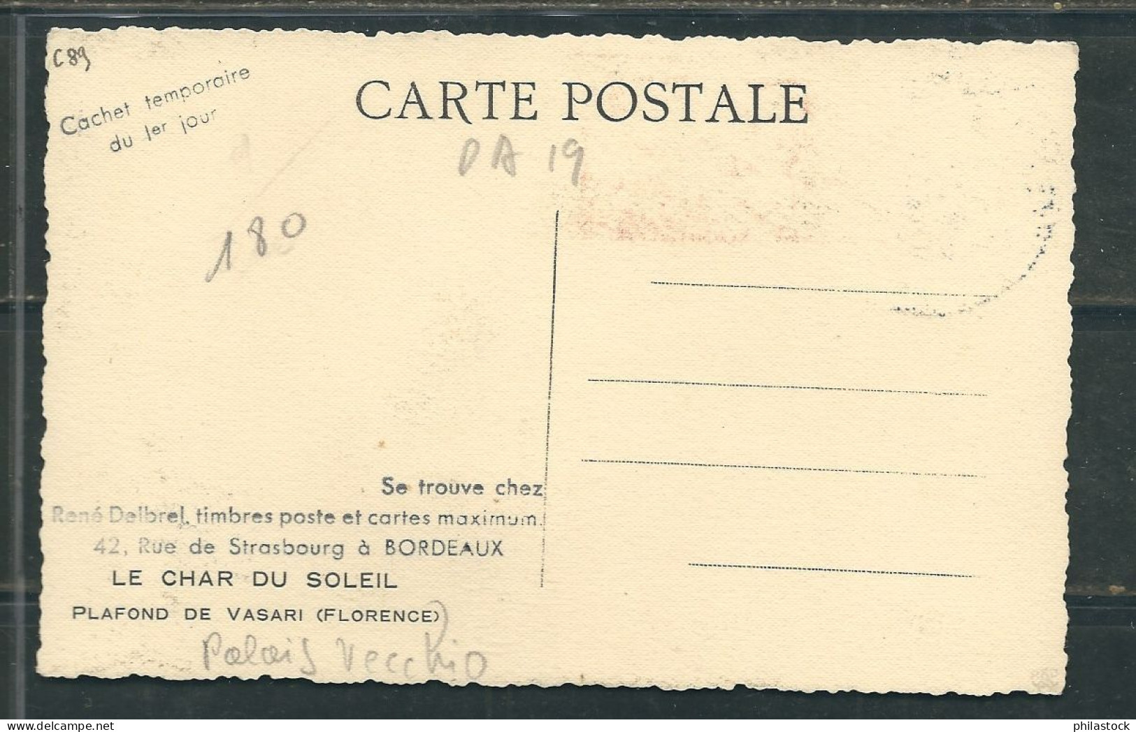 FRANCE 27/05/1946  PA 19 Obl. FDC Sur Carte Maximum Rare - ....-1949