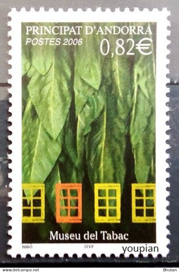 Andorra (French Post) 2006, Tobacco Museum, MNH Single Stamp - Ungebraucht