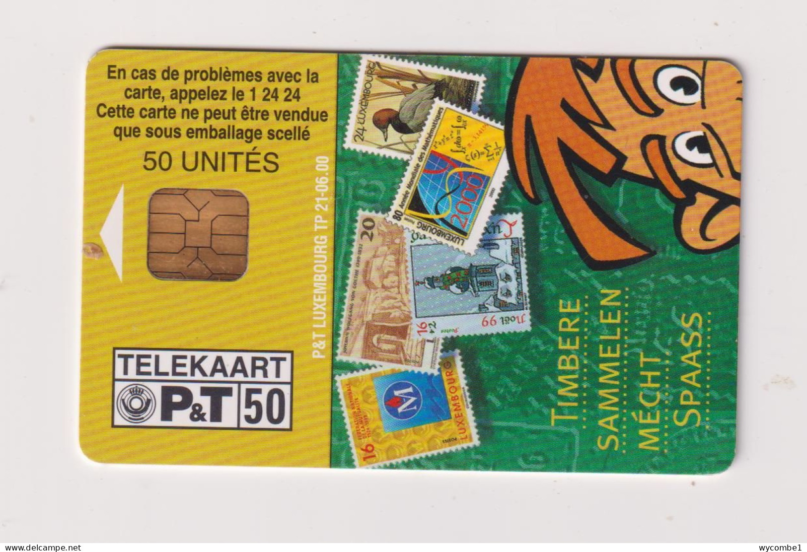 LUXEMBOURG  - Postage Stamps Chip Phonecard - Lussemburgo