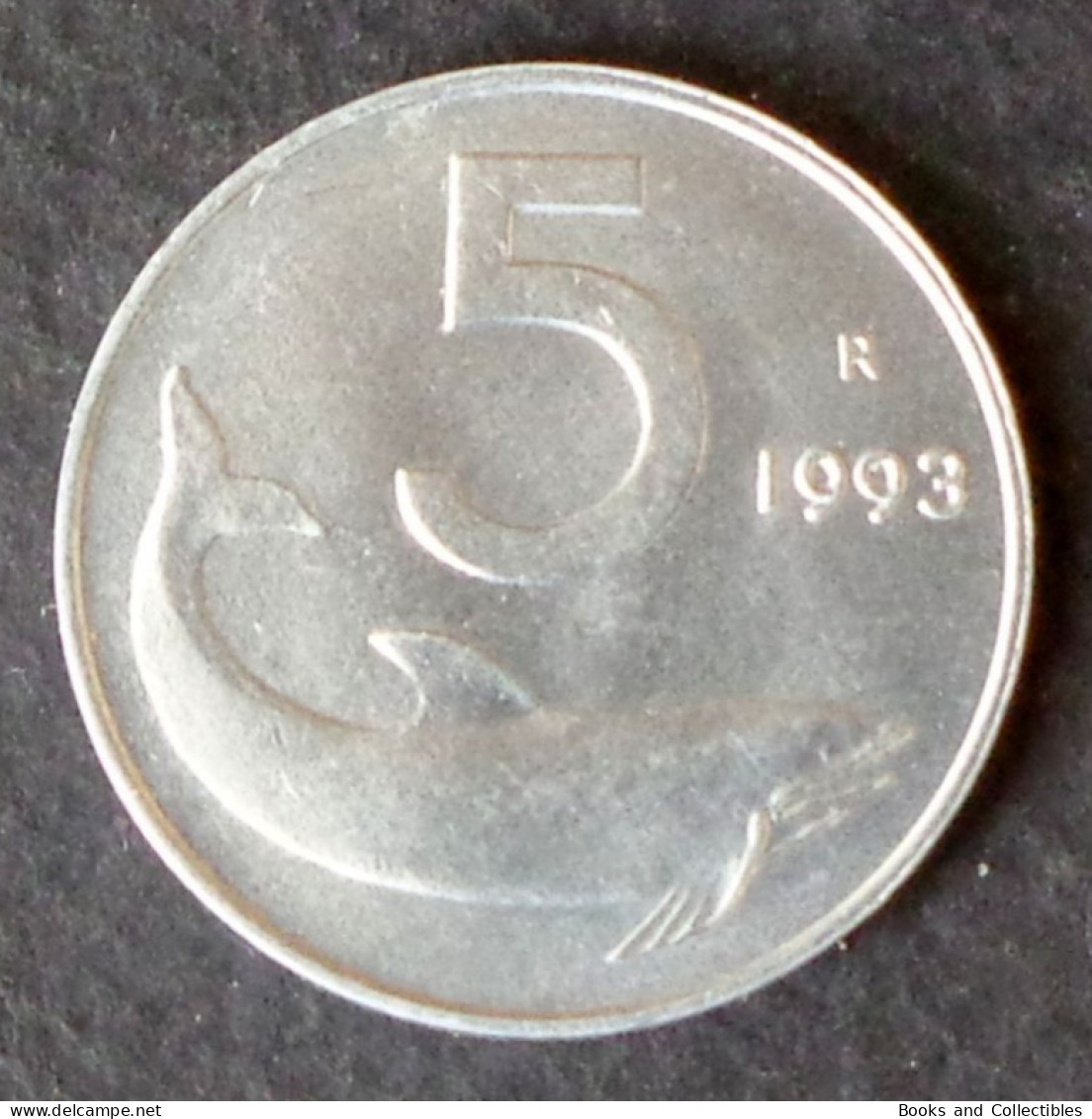 ITALY - 5 Lira 1993 - KM# 92 * Ref. 0198 - 5 Liras