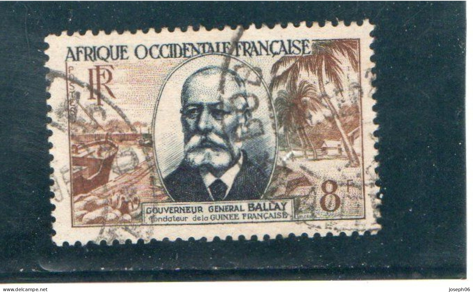 AFRIQUE  OCCIDENTALE   1954  Y.T. N° 54  Oblitéré  Frais De Gestion Compris - Autres - Afrique