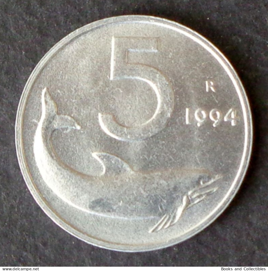 ITALY - 5 Lira 1994 - KM# 92 * Ref. 0199 - 5 Liras