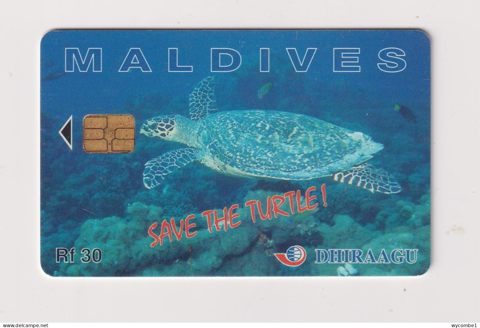 MALDIVES  - Turtle Chip Phonecard - Maldives