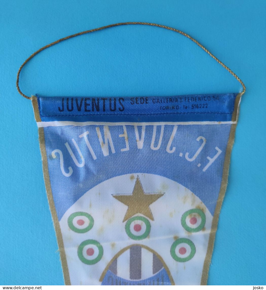 JUVENTUS FC - Italy original vintage football pennant * Large size * Italia calcio soccer fussball foot futbol RRR