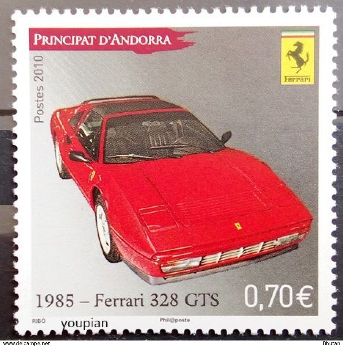 Andorra (French Post) 2010, Oldtimer, MNH Single Stamp - Nuevos