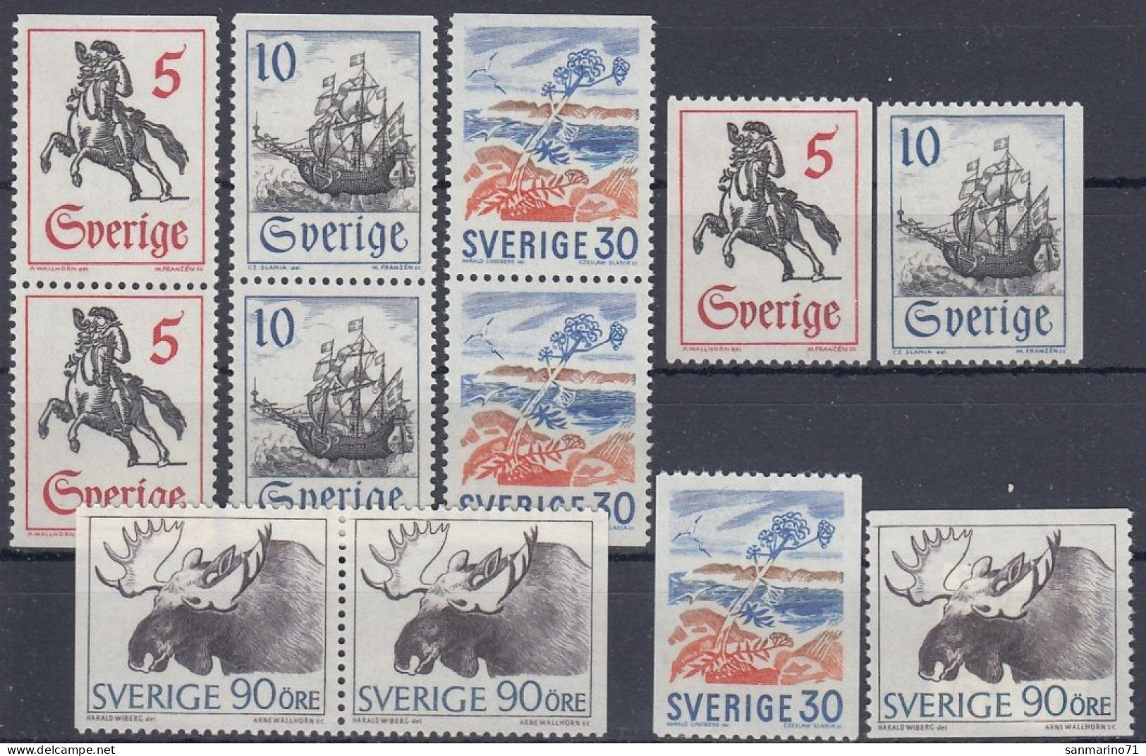 SWEDEN 590-593,unused (**) - Ungebraucht