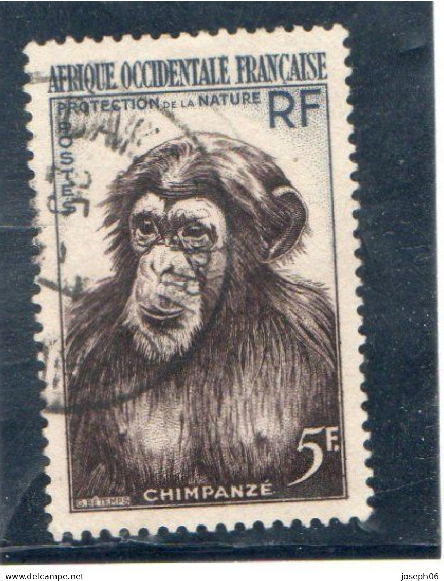 AFRIQUE  OCCIDENTALE   1955  Y.T. N° 51  Oblitéré  Frais De Gestion Compris - Autres - Afrique