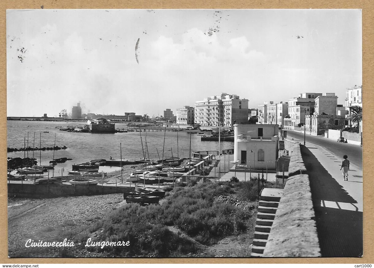 CIVITAVECCHIA LUNGOMARE VG. 1957 ROMA N°H255 - Civitavecchia