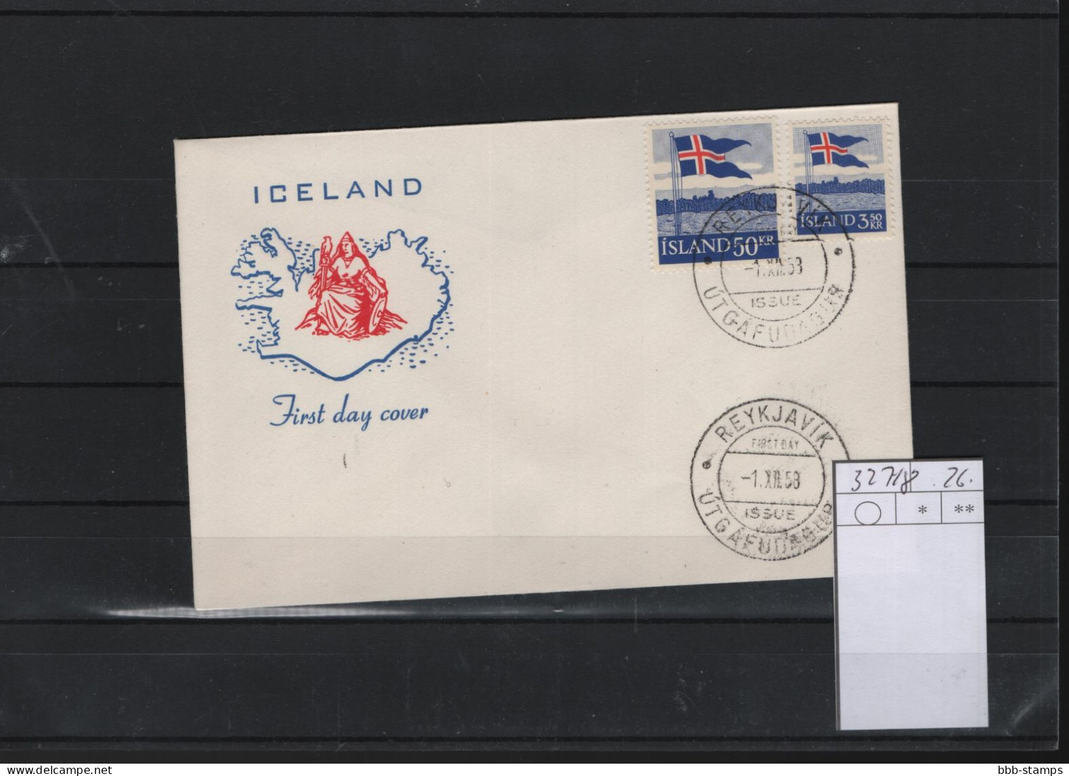 Island Michel Cat.No. FDC 327/328 - FDC