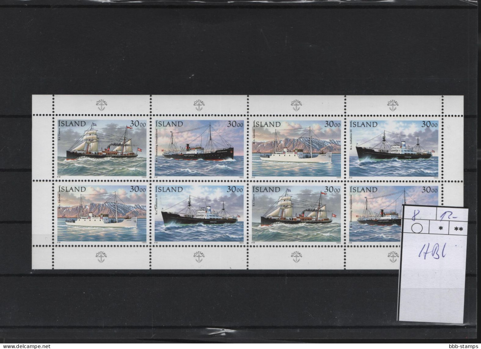 Island Michel Cat.No. Pane Mnh/** 8 - Cuadernillos