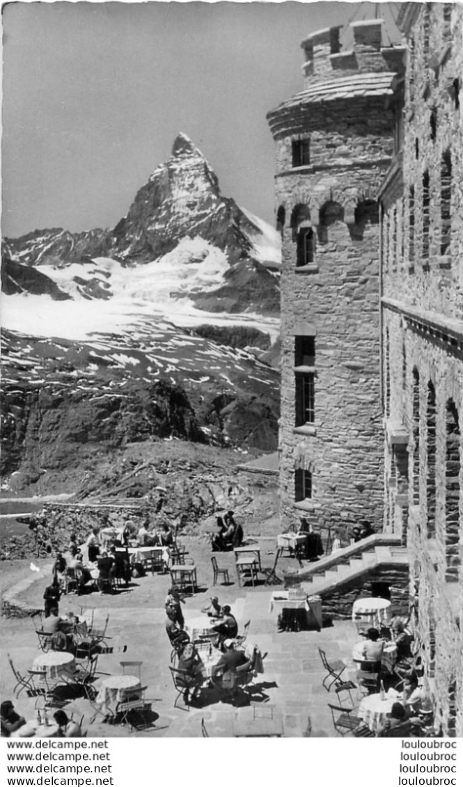 KULMHOTEL GORNERGRAT MIT MATTERHORN - Matt