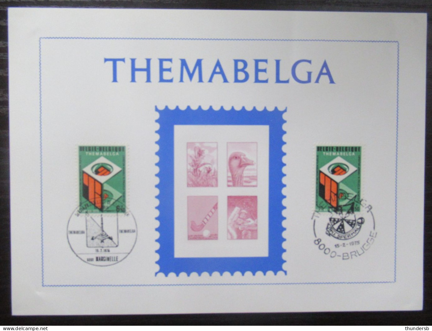 1746 'Themabelga' - Documents Commémoratifs