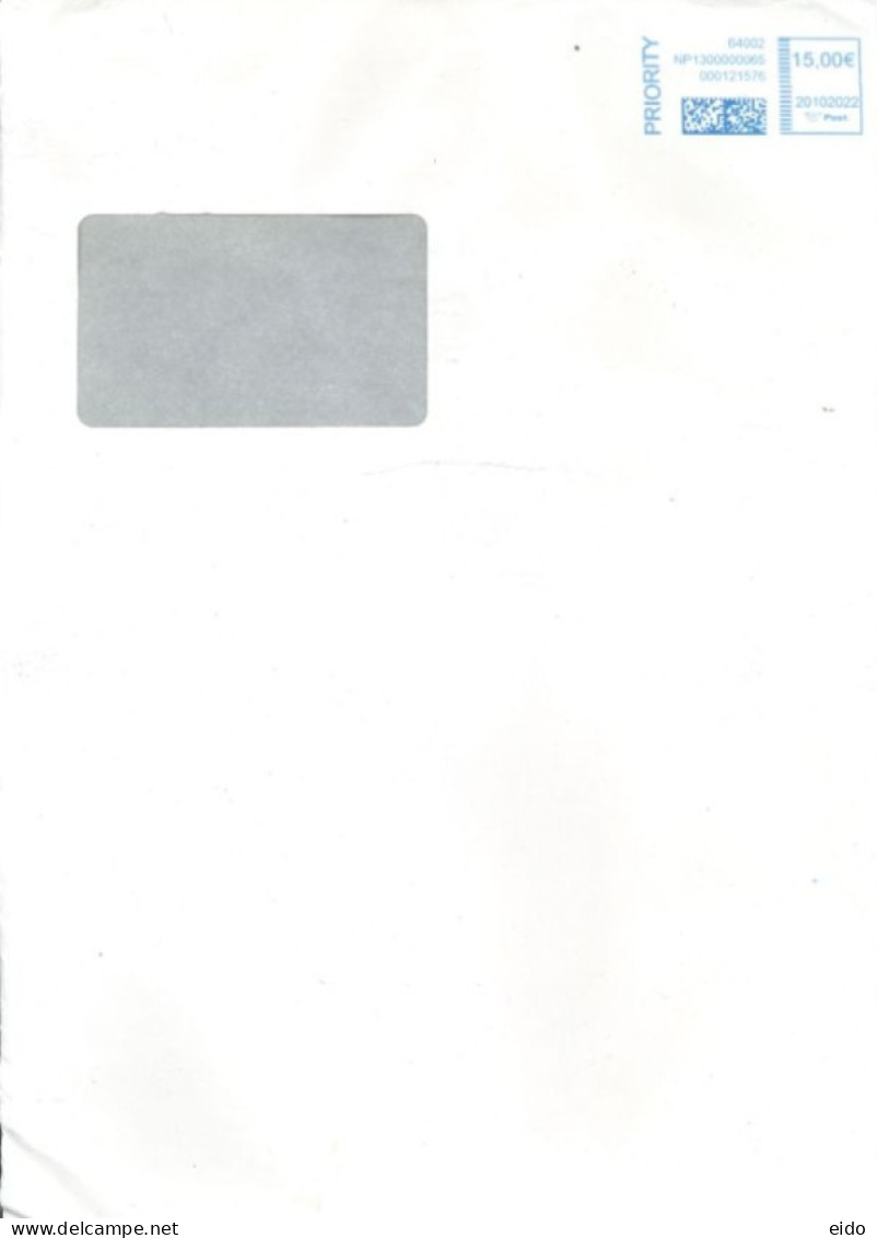 AUSTRIA. - 2022 - POSTAL FRANKING MACHINE COVER TO DUBAI. - Lettres & Documents