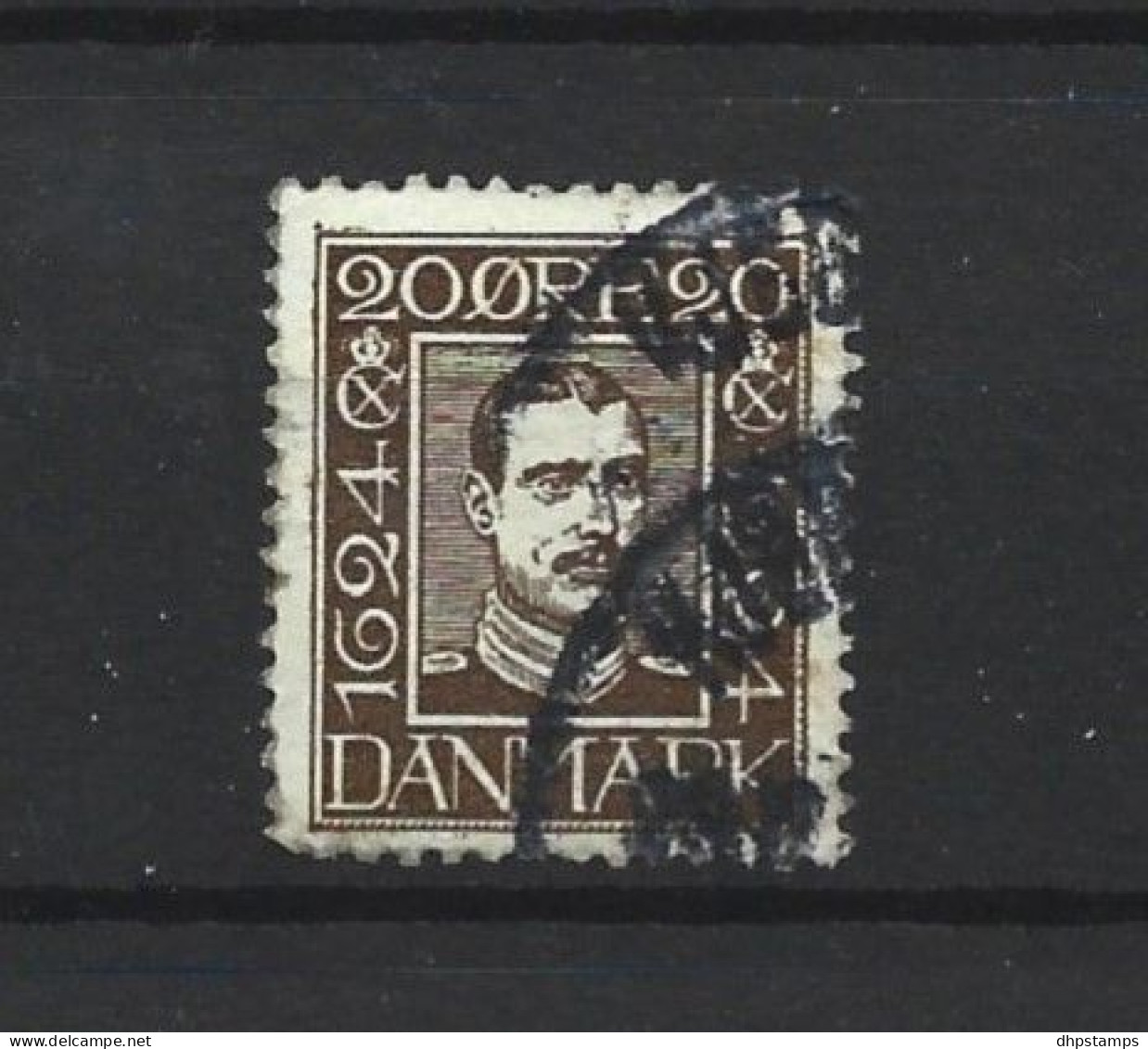 Denmark 1924 Post 300th Anniv. Y.T. 161 (0) - Gebraucht