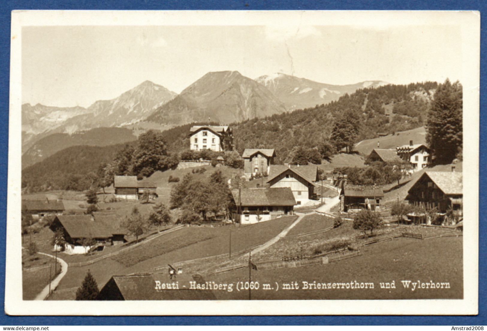 REUTI - HASLIBERG MIT BRIENZERROTHORN UND WYLERHORN  - SUISSE - Brienz