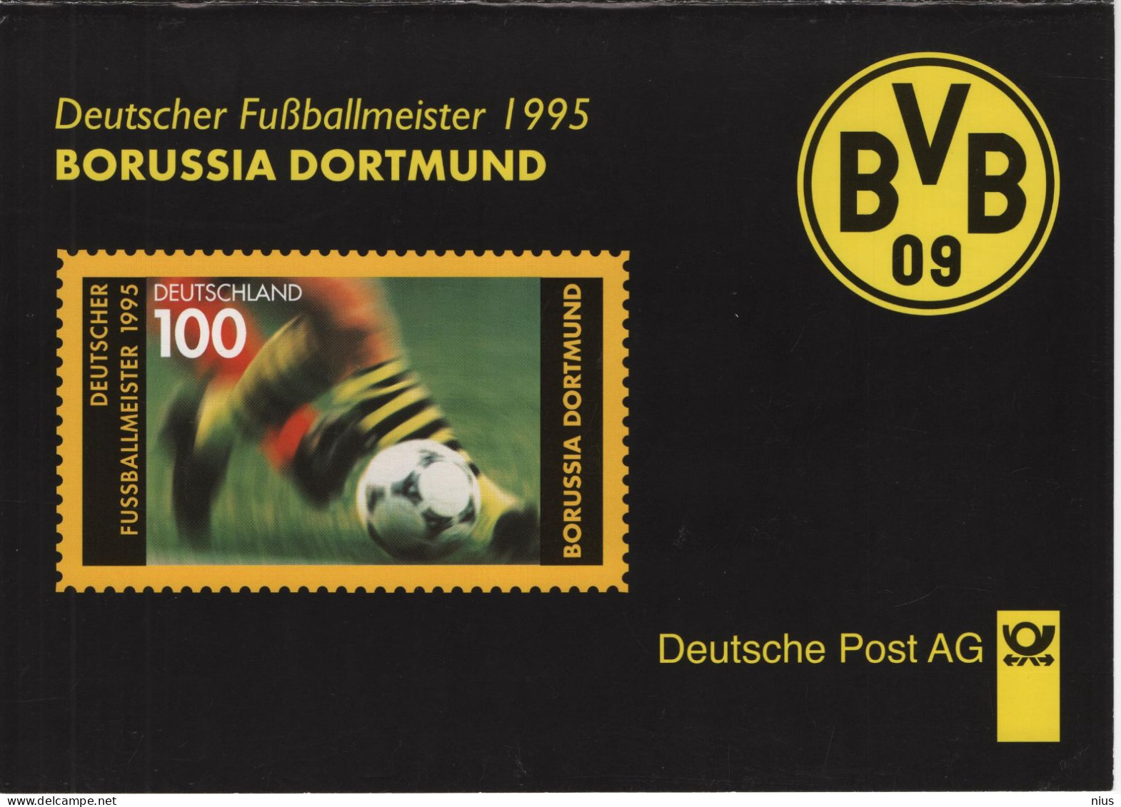 Germany Deutschland 1995 Borussia Dortmund Football Fußball, Canceled In Bonn - 1991-2000