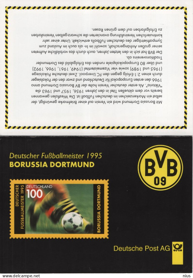 Germany Deutschland 1995 Borussia Dortmund Football Fußball, Canceled In Bonn - 1991-2000