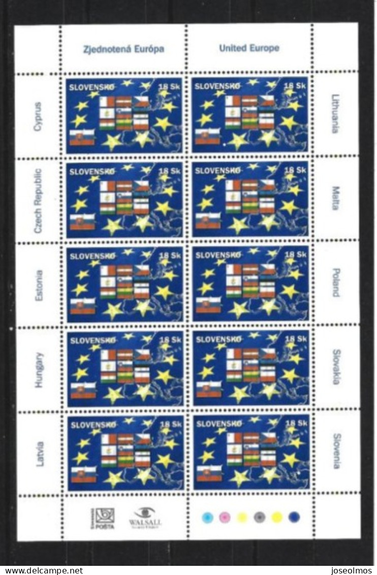 SLOVAQUIE ANNEE 2004 NEUF** /MNH MI-484 BLOC BF LUXE - Blocks & Kleinbögen