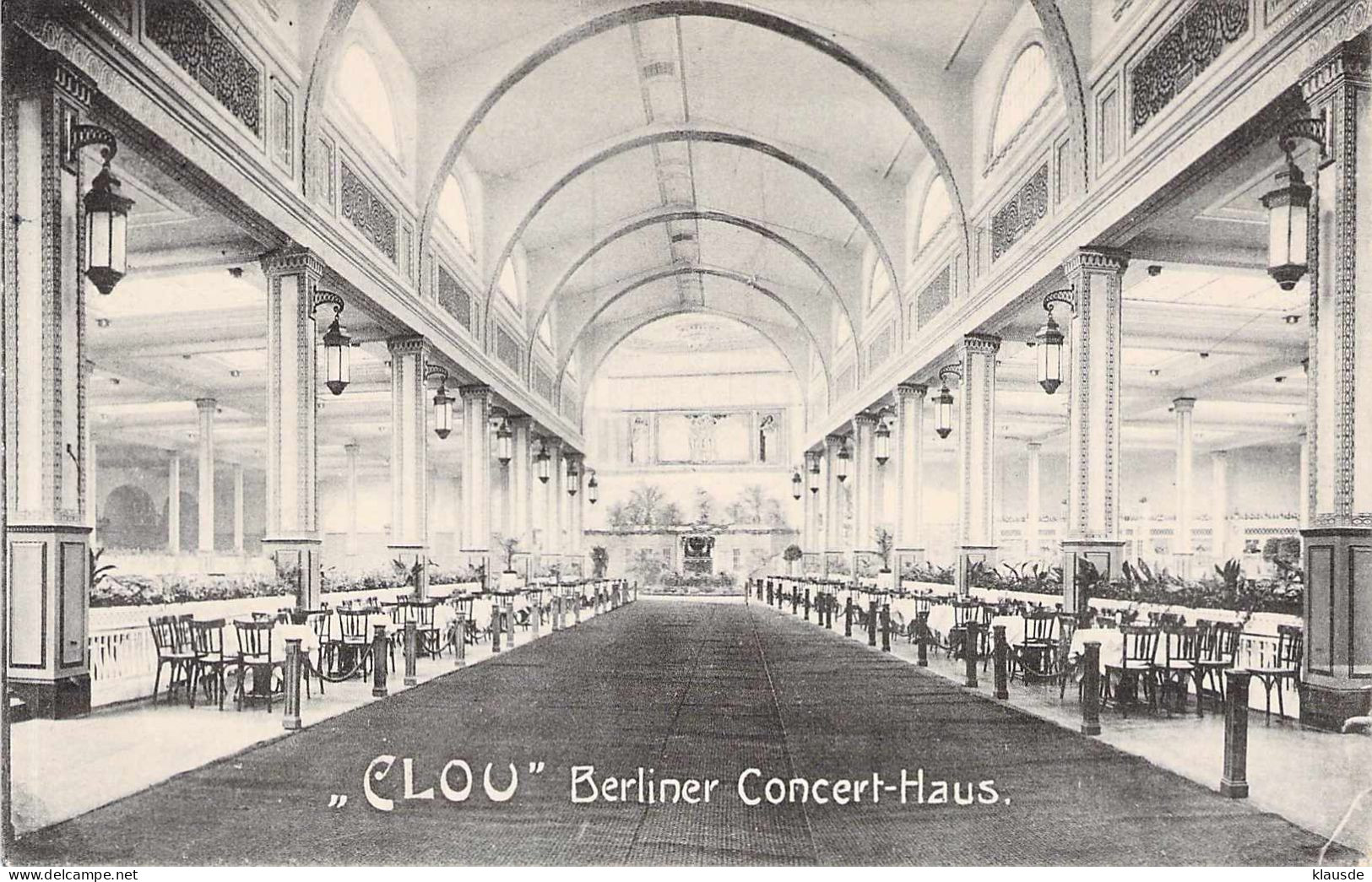 Clou - Berliner Concerthaus Gel.1911 - Wilmersdorf