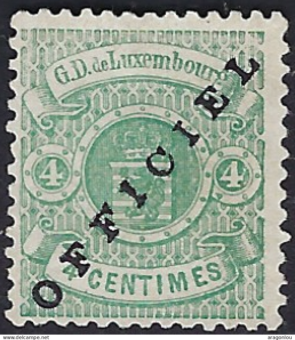 Luxembourg - Luxemburg - Timbres -  Armoires  1881   4C.   3    S.P.   Gomme   Michel 23 I    VC. 225,- - 1859-1880 Wapenschild