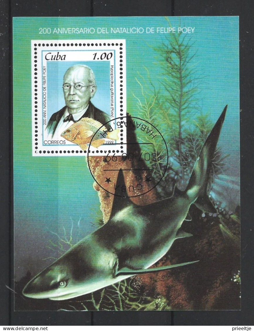 Cuba 1999 F. Poey Bicentenary S/S  Y.T. BF 157 (0) - Blokken & Velletjes