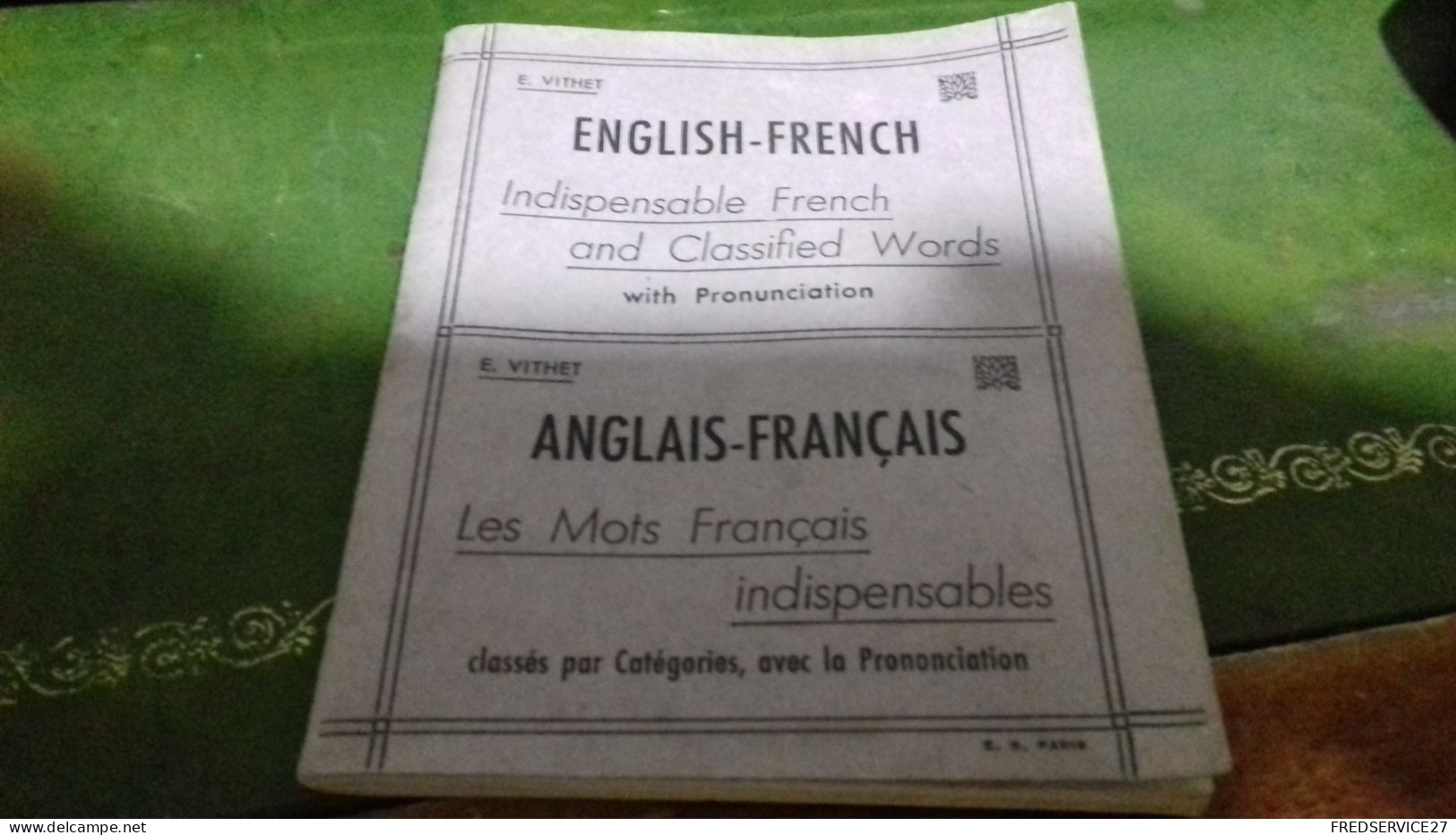 152/ ENGLISH FRENCH PETIT 40 PAGES 1944 - Dictionnaires