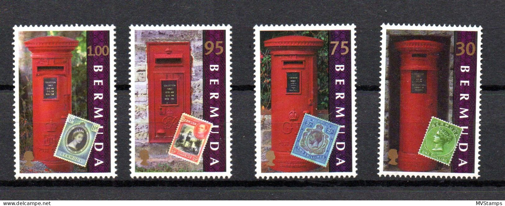 Bermuda 1999 Set Postboxes/UPU Stamps (Michel 768/71) MNH - Bermudes