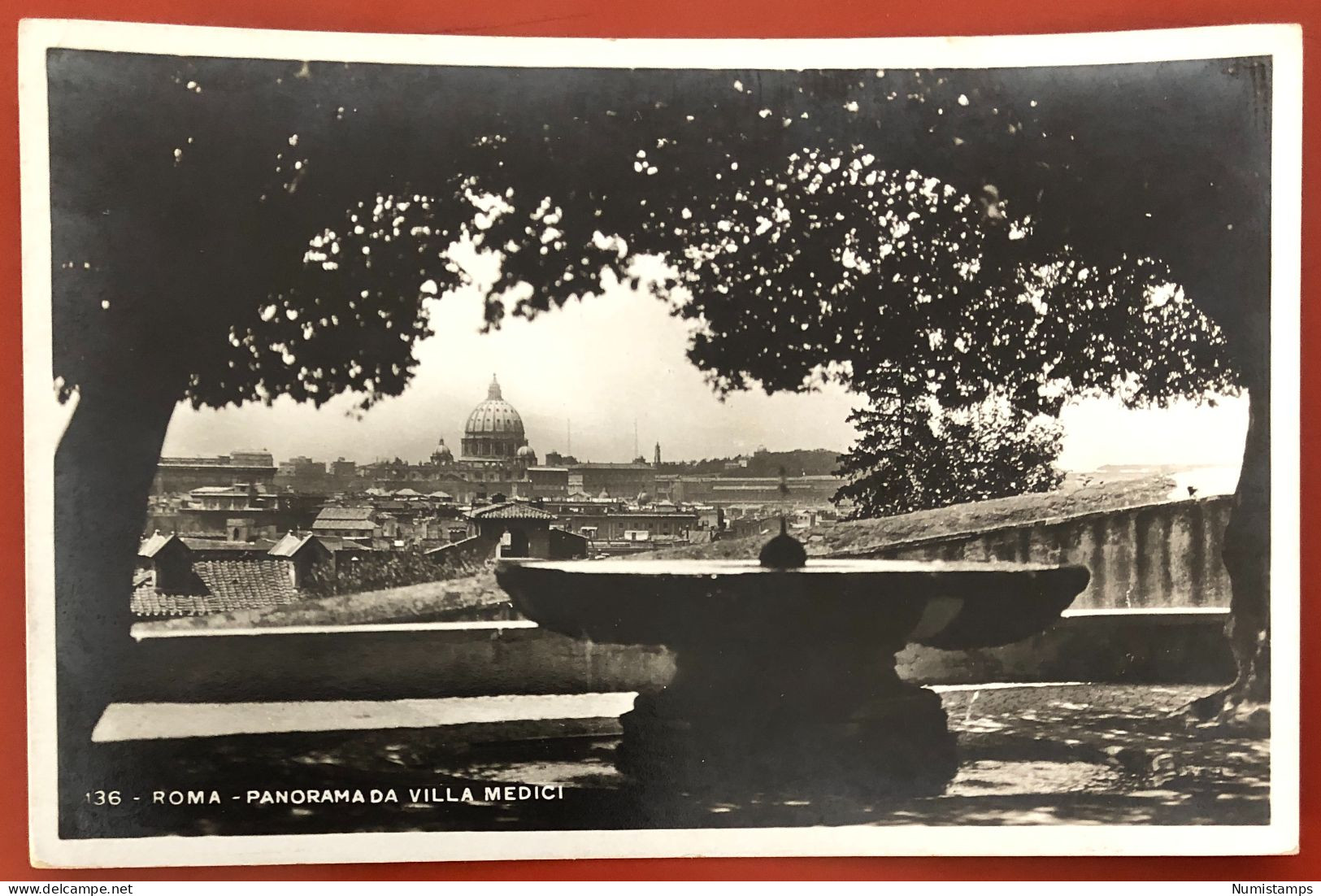 Roma - Panorama Da Villa Medici - 1934 (c06) - Tarjetas Panorámicas