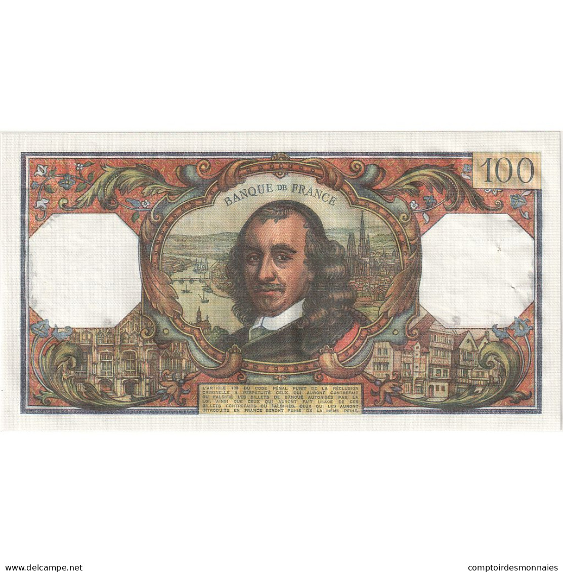 France, 100 Francs, Corneille, 1977, 77340, SPL, Fayette:65.59, KM:149f - 100 F 1964-1979 ''Corneille''