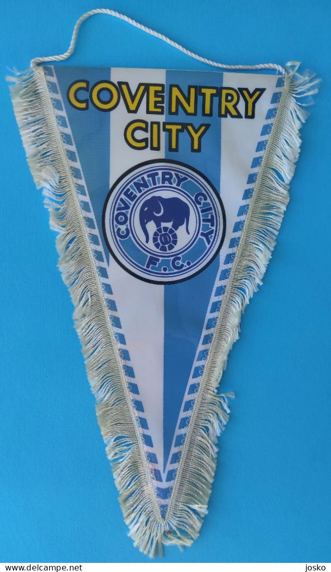 COVENTRY CITY FC - Nice Original Vintage Football Pennant * Larger Size * England Soccer Foot Fussball Futbol Calcio - Habillement, Souvenirs & Autres