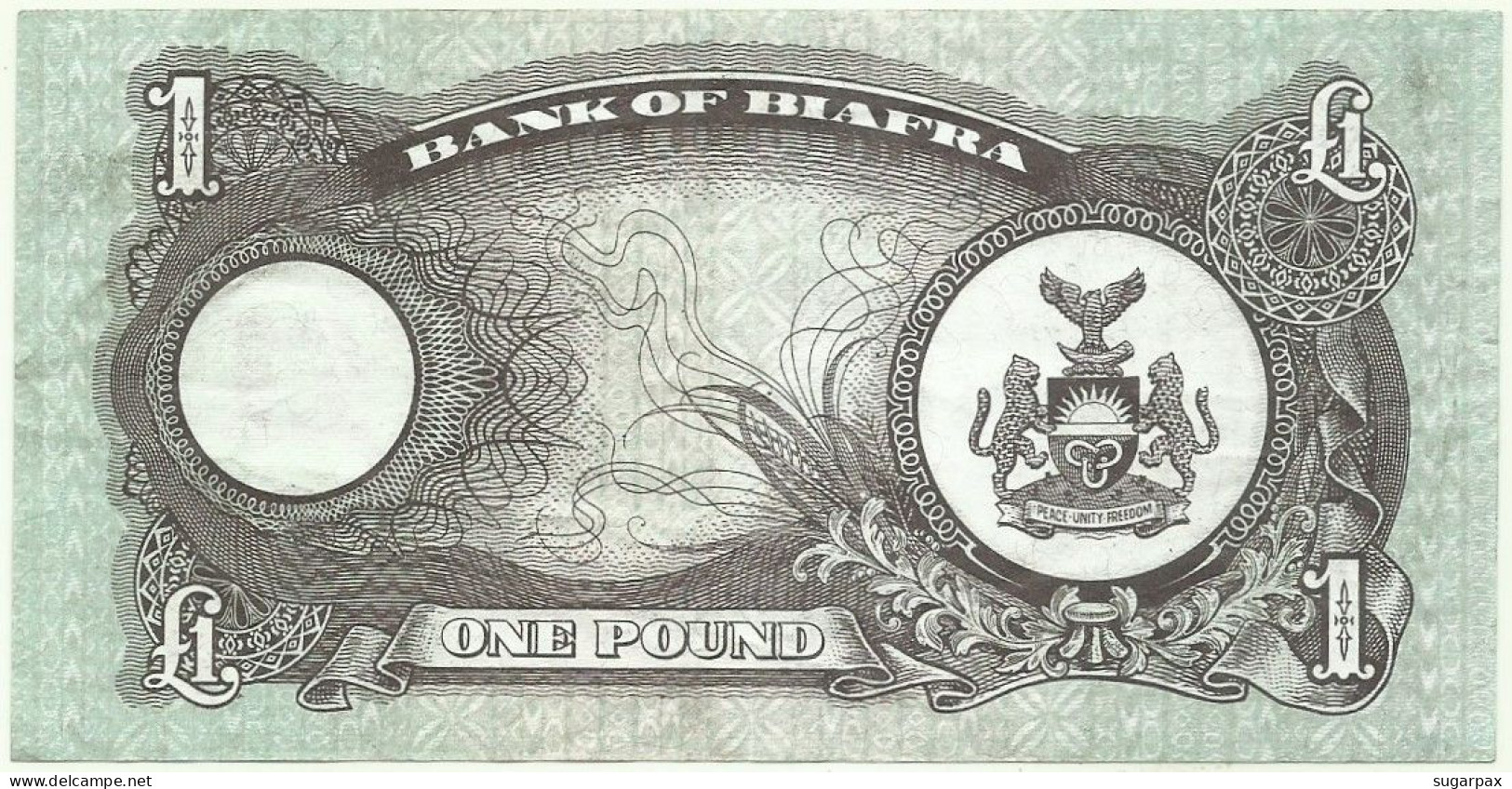 BIAFRA - 1 Pound - ND ( 1968 - 1969 ) - P 5.a - Serie DT - NIGERIA ( Africa ) - Nigeria