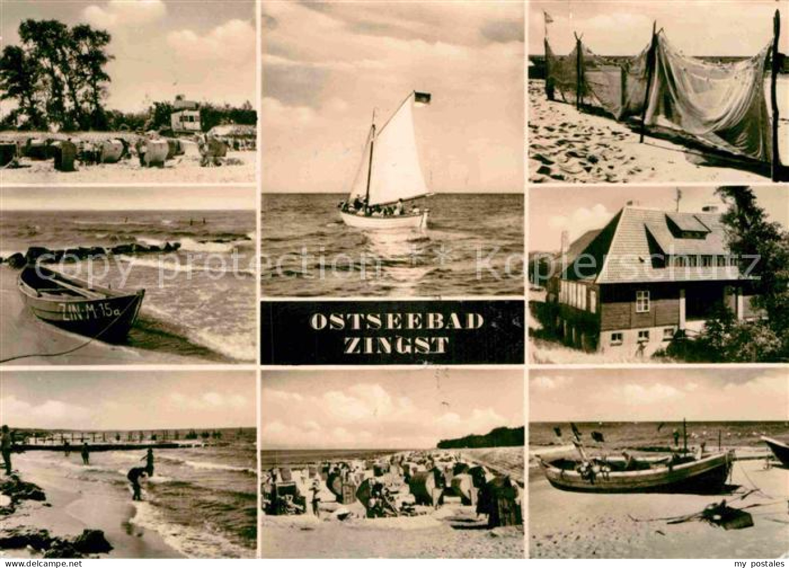 72899607 Zingst Ostseebad Segelboot Strand Zingst Darss - Zingst